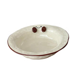 Maxbell Ceramic Salad Bowl Modern Dessert Bowl for Home Cafe Kitchen