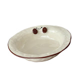 Maxbell Ceramic Salad Bowl Modern Dessert Bowl for Home Cafe Kitchen
