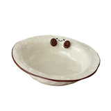 Maxbell Ceramic Salad Bowl Modern Dessert Bowl for Home Cafe Kitchen