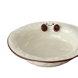 Maxbell Ceramic Salad Bowl Modern Dessert Bowl for Home Cafe Kitchen