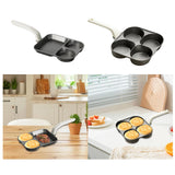 Maxbell Nonstick Egg Frying Pan Modern Gadget Pancake Pan for RV Trip Kitchen Picnic 3 in 1