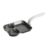 Maxbell Nonstick Egg Frying Pan Modern Gadget Pancake Pan for RV Trip Kitchen Picnic 3 in 1