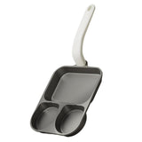Maxbell Nonstick Egg Frying Pan Modern Gadget Pancake Pan for RV Trip Kitchen Picnic 3 in 1
