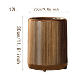 Maxbell Trash Can Large Capacity Accessory Round Bathroom Bin for Office Vanity Home 12L 23cmx30cm