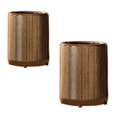 Maxbell Trash Can Large Capacity Accessory Round Bathroom Bin for Office Vanity Home 12L 23cmx30cm