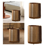 Maxbell Trash Can Large Capacity Accessory Round Bathroom Bin for Office Vanity Home 12L 23cmx30cm