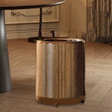Maxbell Trash Can Large Capacity Accessory Round Bathroom Bin for Office Vanity Home 12L 23cmx30cm