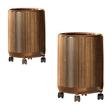 Maxbell Trash Can Large Capacity with Wheels Kitchen Dust Bin for Home Office Toilet 12L 23cmx34cm