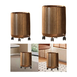 Maxbell Trash Can Large Capacity with Wheels Kitchen Dust Bin for Home Office Toilet 12L 23cmx34cm