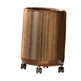 Maxbell Trash Can Large Capacity with Wheels Kitchen Dust Bin for Home Office Toilet 12L 23cmx34cm