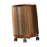 Maxbell Trash Can Large Capacity with Wheels Kitchen Dust Bin for Home Office Toilet 12L 23cmx34cm