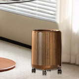 Maxbell Trash Can Large Capacity with Wheels Kitchen Dust Bin for Home Office Toilet 12L 23cmx34cm
