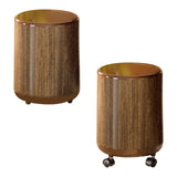 Maxbell Trash Can with Lid Round Stylish Waste Basket for Living Room Study Bathroom Without Wheels