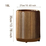 Maxbell Trash Can Large Capacity Accessory Round Bathroom Bin for Office Vanity Home 18L 27cmx35cm