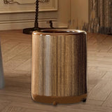 Maxbell Trash Can Large Capacity Accessory Round Bathroom Bin for Office Vanity Home 18L 27cmx35cm