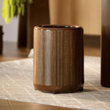 Maxbell Trash Can Large Capacity Accessory Round Bathroom Bin for Office Vanity Home 18L 27cmx35cm