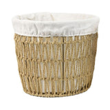 Maxbell Woven Breads Basket Portable Sundries Organizer for Outdoor Home Baker Shelf 26cmx22cmx21cm