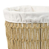 Maxbell Woven Breads Basket Portable Sundries Organizer for Outdoor Home Baker Shelf 26cmx22cmx21cm