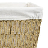 Maxbell Woven Breads Basket Portable Sundries Organizer for Outdoor Home Baker Shelf 25cmx20cmx22cm