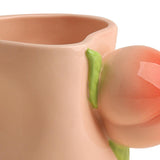 Maxbell Ceramic Coffee Mug Cute Afternoon Tea Cup for Cappuccino Hot Chocolate Juice Pink