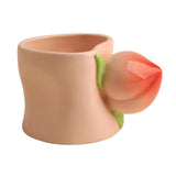 Maxbell Ceramic Coffee Mug Cute Afternoon Tea Cup for Cappuccino Hot Chocolate Juice Pink