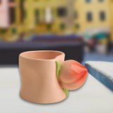 Maxbell Ceramic Coffee Mug Cute Afternoon Tea Cup for Cappuccino Hot Chocolate Juice Pink
