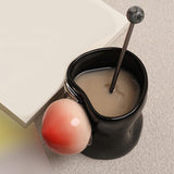 Maxbell Ceramic Coffee Mug Cute Afternoon Tea Cup for Cappuccino Hot Chocolate Juice Black