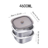 Maxbell Stainless Steel Colander Bowl Set Food Storage Container for Vegetable Beans 4600ml