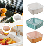Maxbell Fruit Vegetable Washing Basket Drain Basin for Dining Room Restaurant