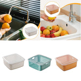Maxbell Fruit Vegetable Washing Basket Drain Basin for Dining Room Restaurant