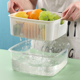 Maxbell Fruit Vegetable Washing Basket Drain Basin for Dining Room Restaurant