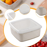 Maxbell Fruit Vegetable Washing Basket Drain Basin for Dining Room Restaurant