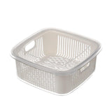 Maxbell Fruit Vegetable Washing Basket Drain Basin for Dining Room Restaurant