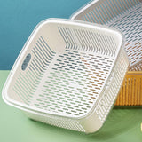 Maxbell Fruit Vegetable Washing Basket Drain Basin for Dining Room Restaurant