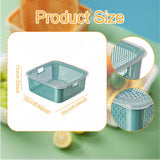Maxbell Fruit Vegetable Washing Basket Drain Basin for Dining Room Restaurant
