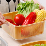 Maxbell Fruit Vegetable Washing Basket Drain Basin for Dining Room Restaurant