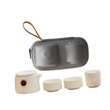 Maxbell Travel Tea Pot Set Portable Kung Fu Teapot for Camping Business Housewarming