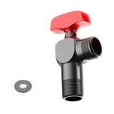 Maxbell Angle Valve Copper Bathroom Kitchen Sink Stop Valve for Bathroom Sink Faucet Red