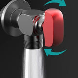 Maxbell Angle Valve Copper Bathroom Kitchen Sink Stop Valve for Bathroom Sink Faucet Red