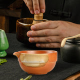 Maxbell Ceramic Matcha Tea Bowl Utensils Handcrafted for Matcha Latte Family Tearoom Coffe
