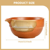 Maxbell Ceramic Matcha Tea Bowl Utensils Handcrafted for Matcha Latte Family Tearoom Coffe