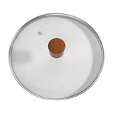 Maxbell 8.66inch Pan Lid Cookware Cover for French Fries Cooker Seafood Pot Skillets