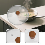 Maxbell 8.66inch Pan Lid Cookware Cover for French Fries Cooker Seafood Pot Skillets