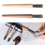 Maxbell Dusting Espresso Brush Coffee Maker Cleaner Tool for Coffee Machine Home Bar Yellow