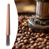 Maxbell Dusting Espresso Brush Coffee Maker Cleaner Tool for Coffee Machine Home Bar Brown