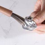 Maxbell Dusting Espresso Brush Coffee Maker Cleaner Tool for Coffee Machine Home Bar Brown