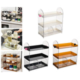 Maxbell Coffee Cup Rack Clear Countertop Organizer for Hotel Kitchen Pantry Tabletop White