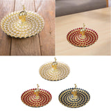 Maxbell Fruit Plate Multi Functional Peacock Cosmetic Tray for Makeup Bathroom Party Gold White