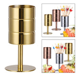 Maxbell Cocktail Holder Appetizer Skewers for Kitchen Restaurant Birthday gold