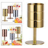 Maxbell Cocktail Holder Appetizer Skewers for Kitchen Restaurant Birthday gold